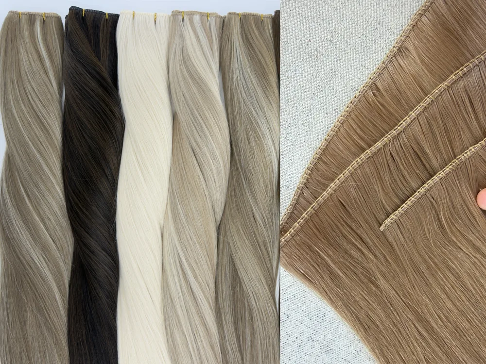 Lum Hair Extensions Mais novo e inovador Super Genius Weft com fio Incrível Volume Genius Hair Extensions