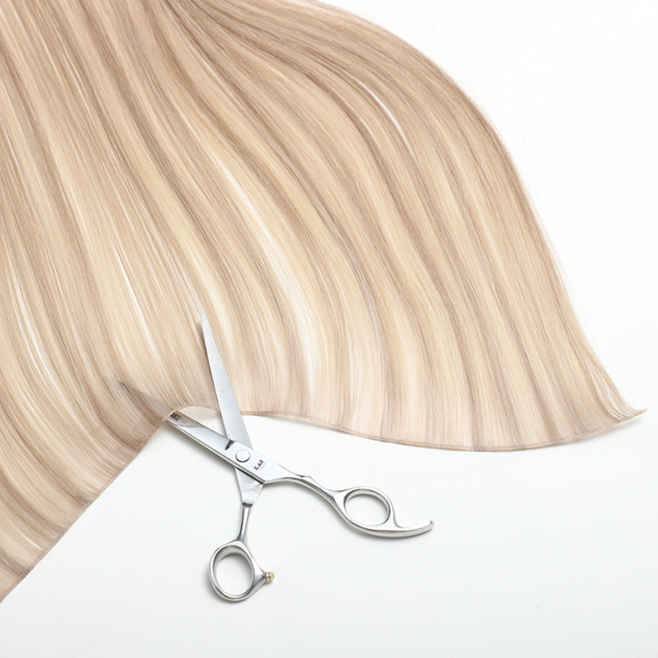 Extensões de cabelo de trama invisível