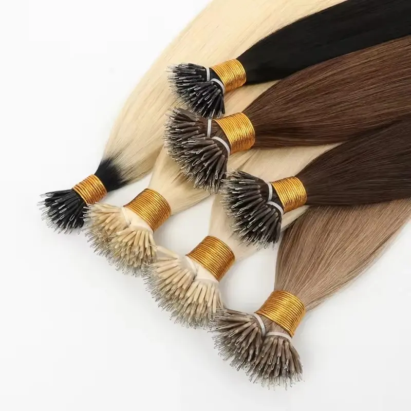 Extensões de cabelo nano